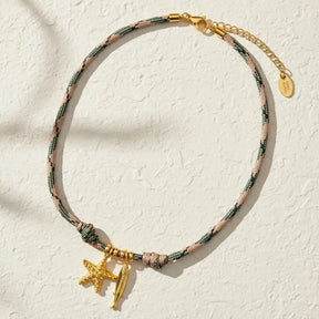 Küsten-Seestern-Anhänger-Halskette