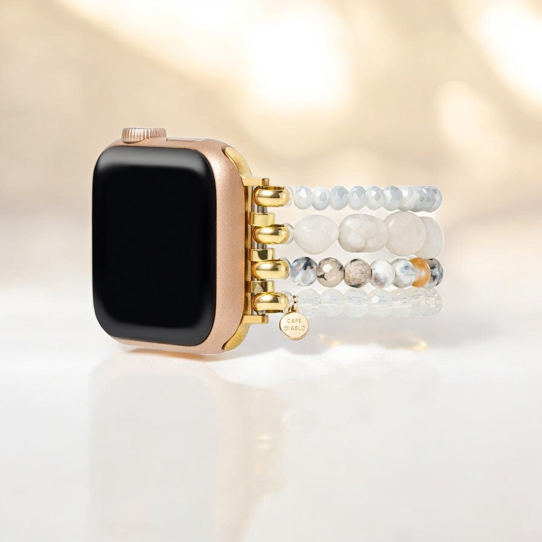 Mondschein-Achat-Harmonie Apple Watch Armband