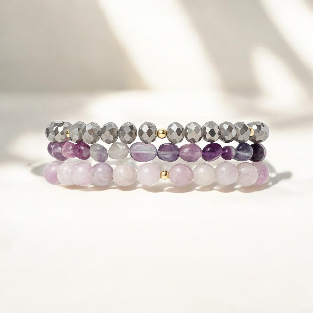 Lepidolite Glow Apple Watch Armband