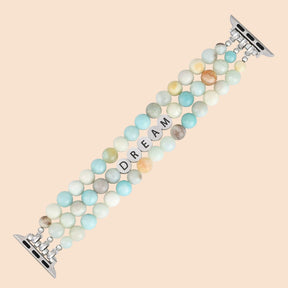 Bracelet Apple Watch Inspiration Rêve d'Amazonite