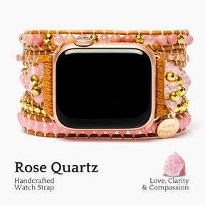 Bracelet Apple Watch Quartz Rose Doré