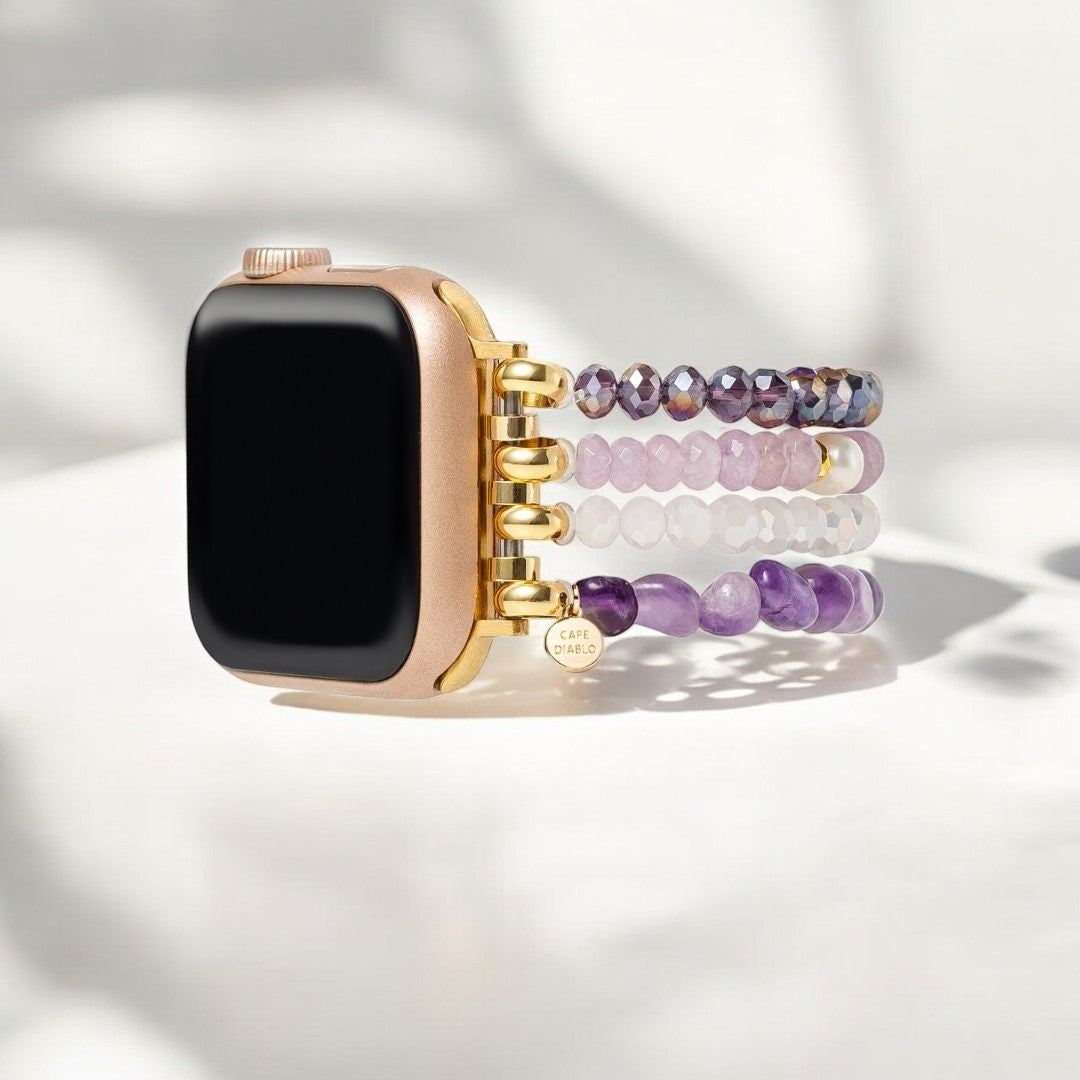 Mystischer Amethyst Apple Watch Armband