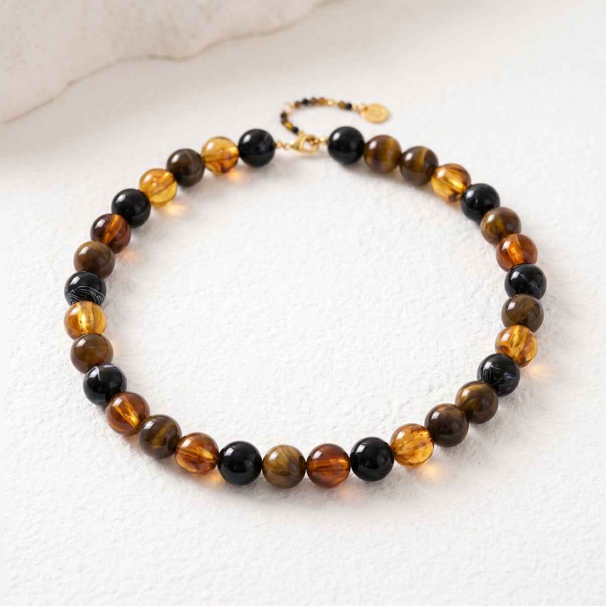 Collier côtier épais à perles