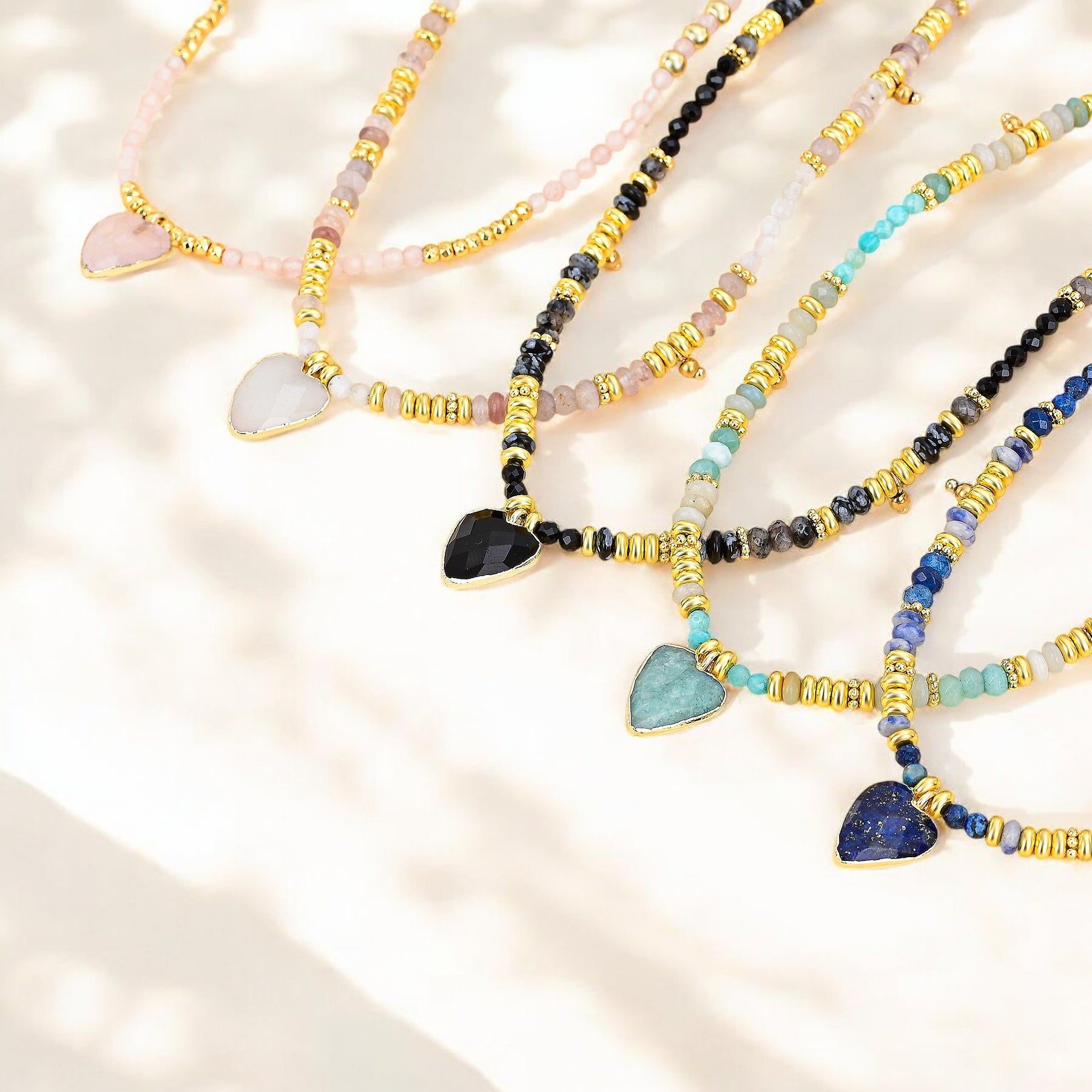 Collier de charme en amazonite