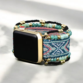 Ozeanisches Kobalt- Apple Watch Armband