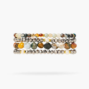 Bracelet Apple Watch en cascade de perles d'agate