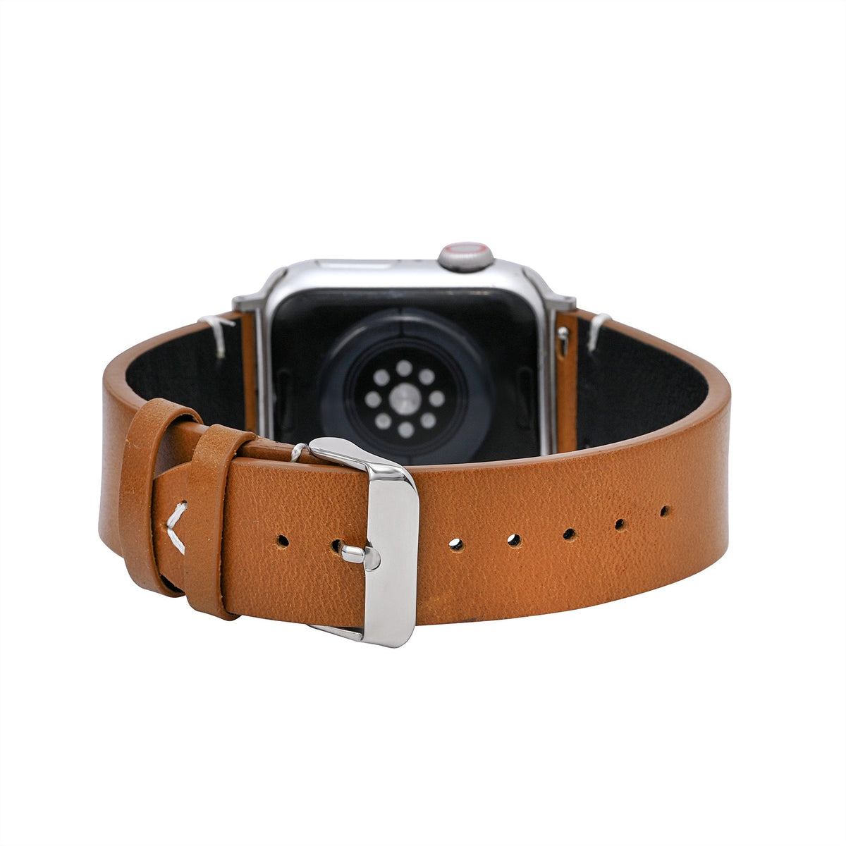 Bracelet Apple Watch en cuir bleu pour homme