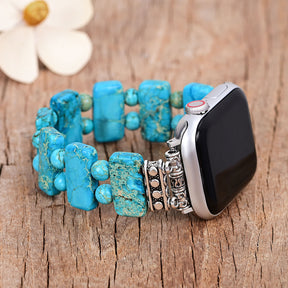 Serenity Türkis Stretch Apple Watch Armband