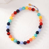 Chunky Regenbogen Perlenkette