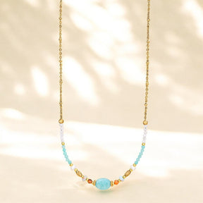 Collier en amazonite Ocean Breeze
