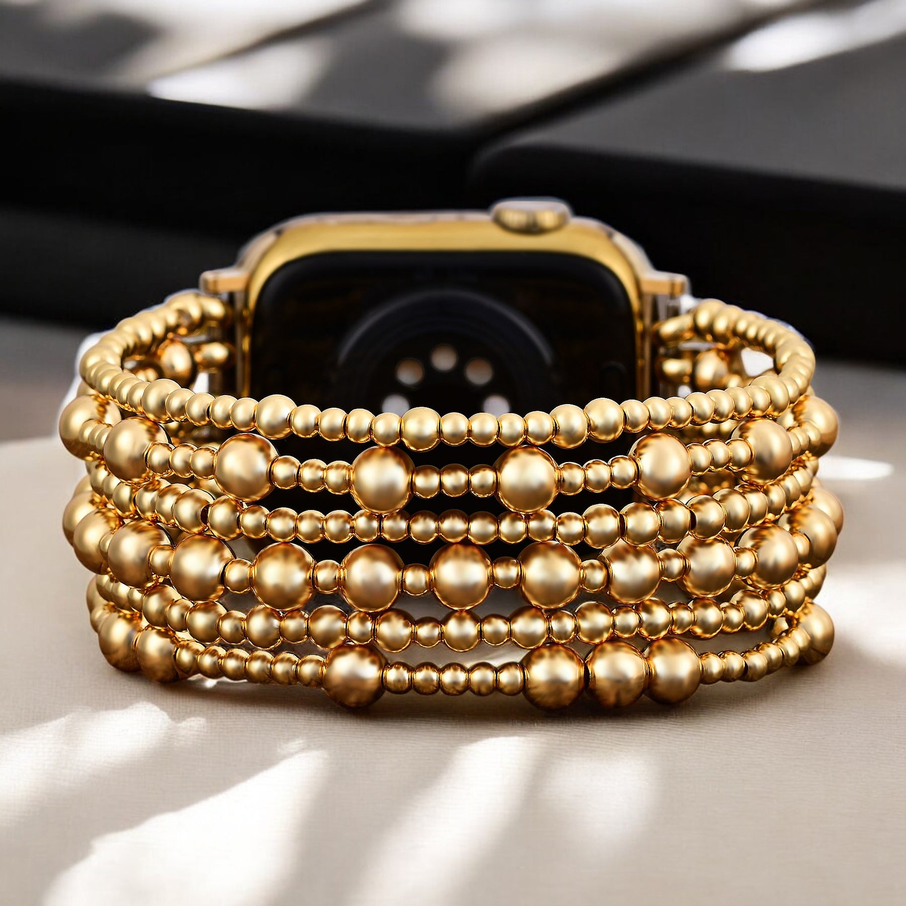 Bracelet Apple Watch extensible Golden Demure
