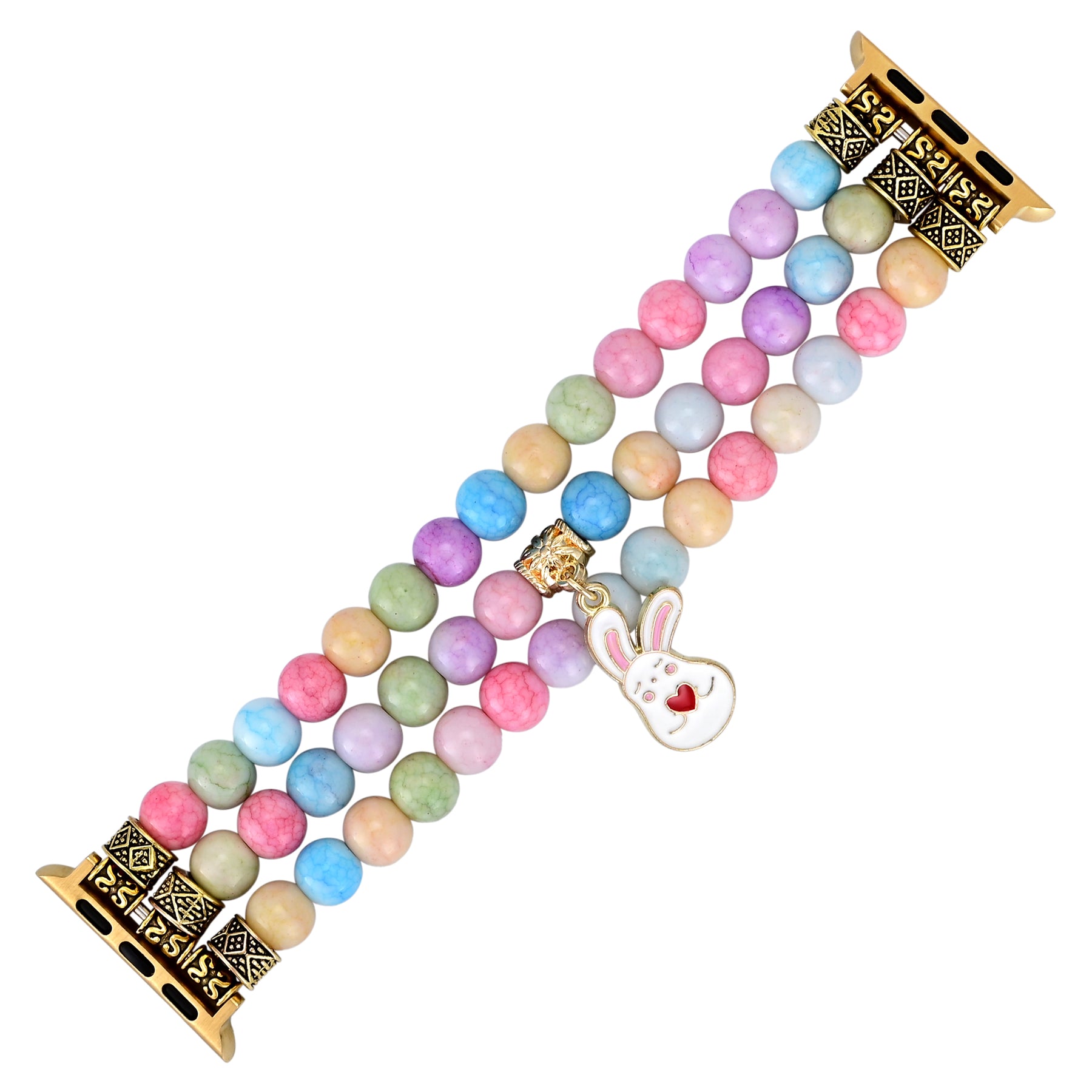 Stretch-Armband Apple Watch „Pastell Paradise“