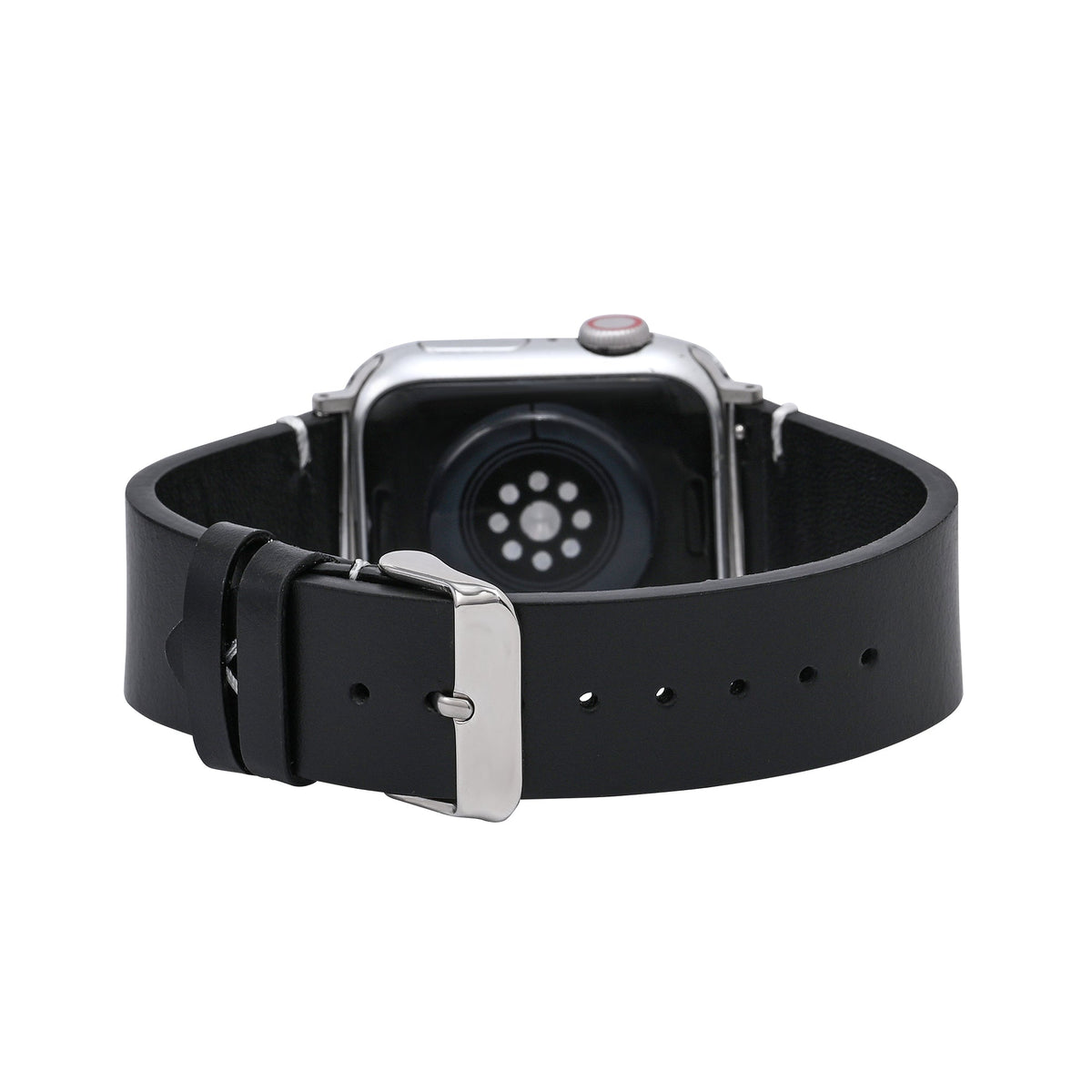 Bracelet Apple Watch en cuir bleu pour homme