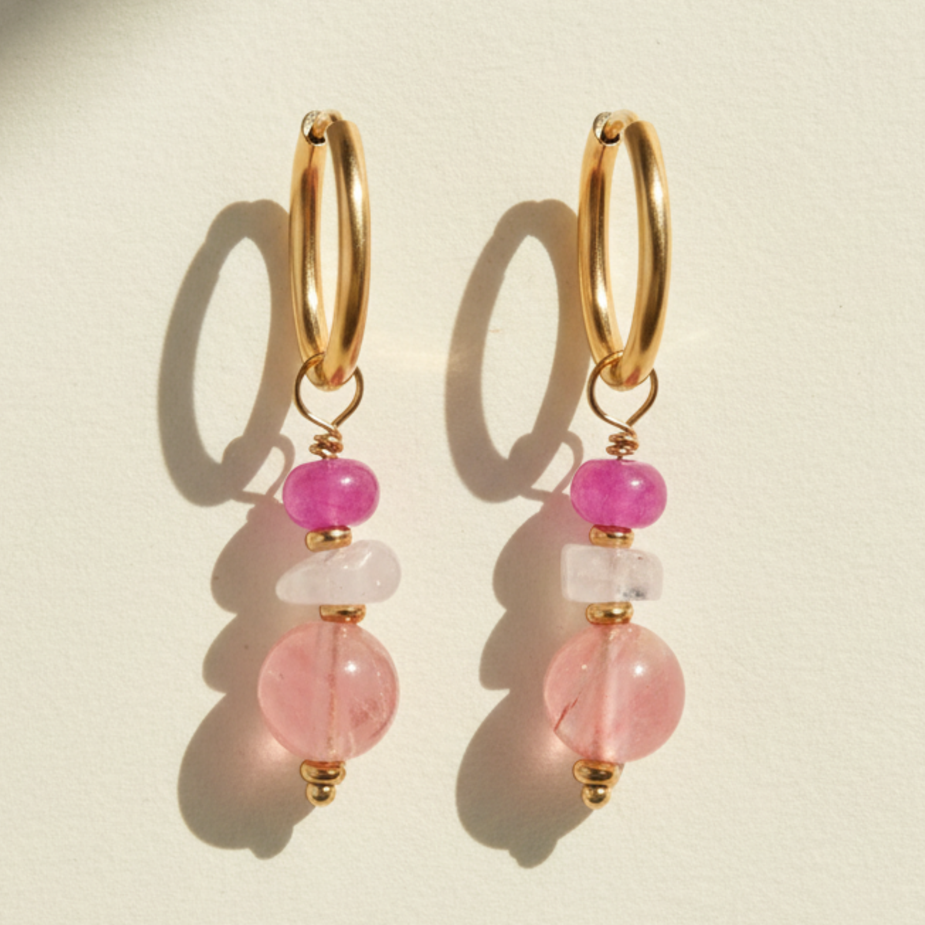 Boucles d'oreilles Blush Jade