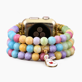 Stretch-Armband Apple Watch „Pastell Paradise“