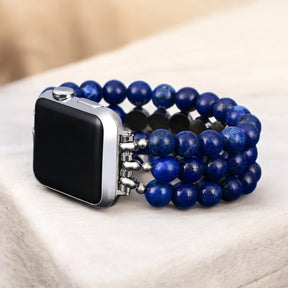 Bracelet Apple Watch Lapis Lazuli Équilibre Inspiration