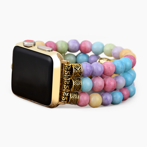 Stretch-Armband Apple Watch „Pastell Paradise“