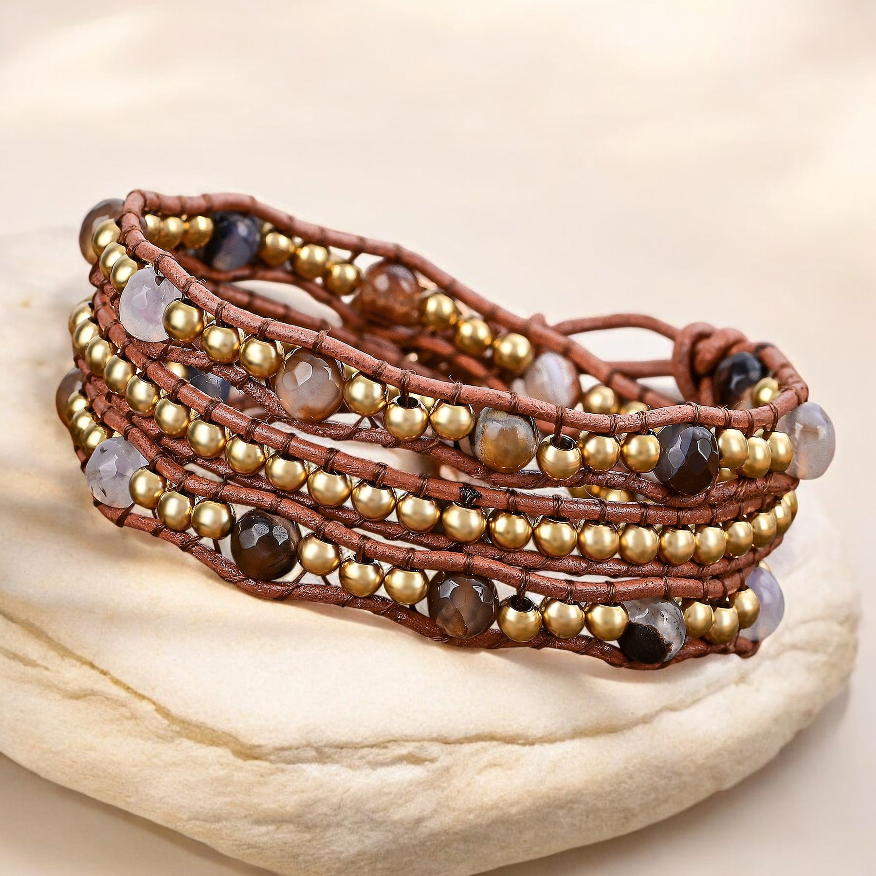 Bracelet enroulé Terra Glow