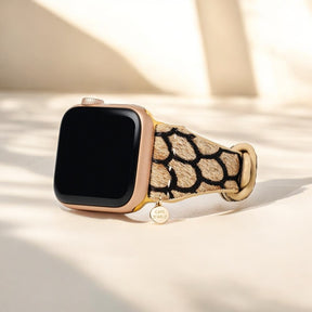 Midnight Scales Leder Apple Watch Armband