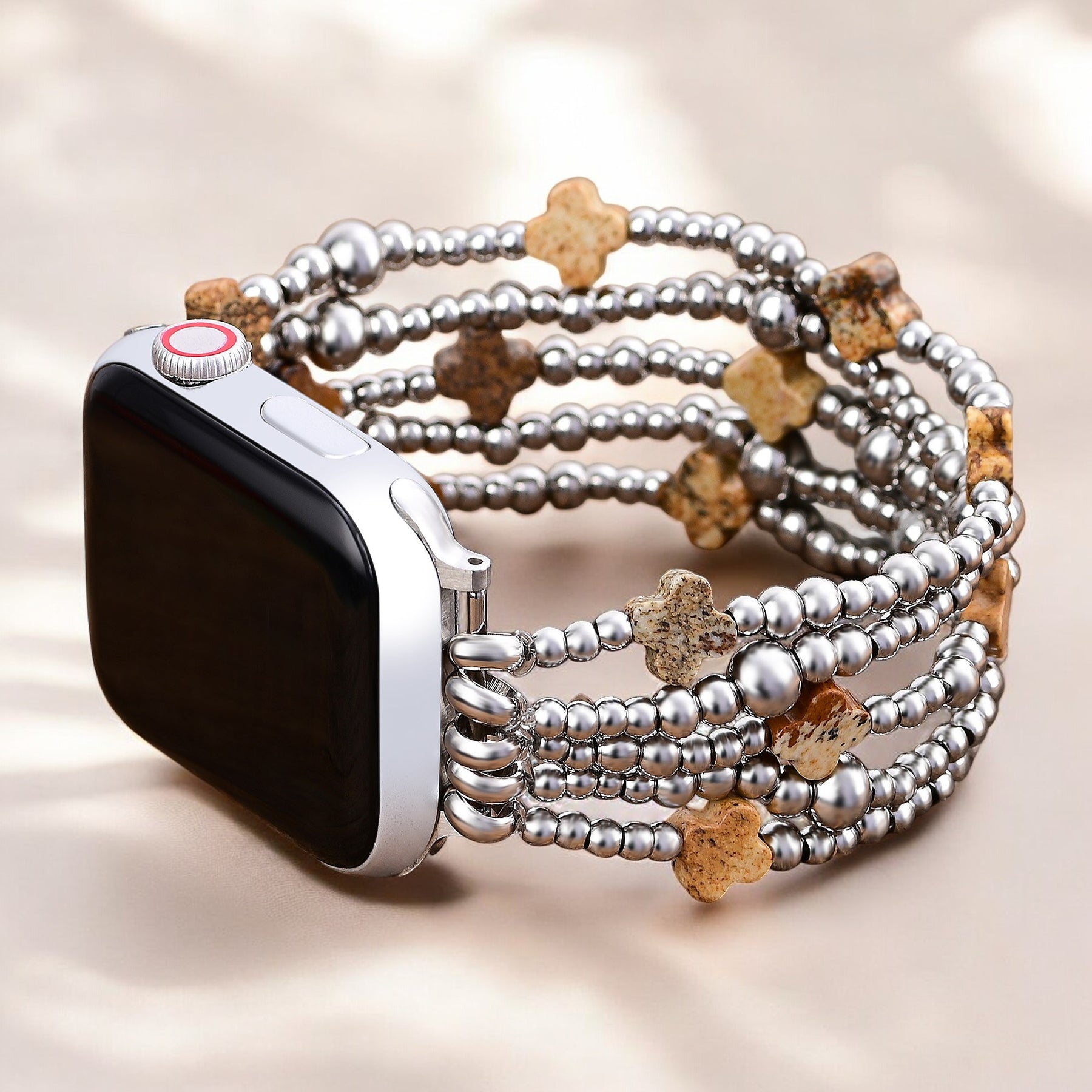 Ethereal Sands Cross Stretch Apple Watch Armband
