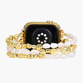 Bracelet extensible Golden Pearl pour Apple Watch