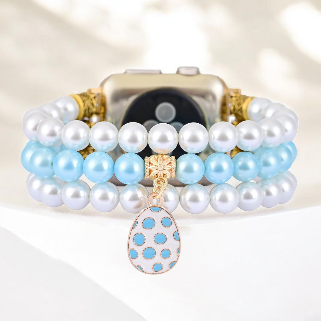 Bracelet extensible Élégance Œuf de Pâques Apple Watch