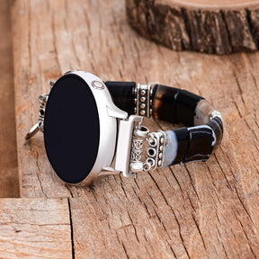 Bracelet extensible Bohemian Noir pour Apple Watch