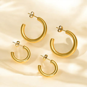 Boucles d'oreilles créoles Chic Luxe