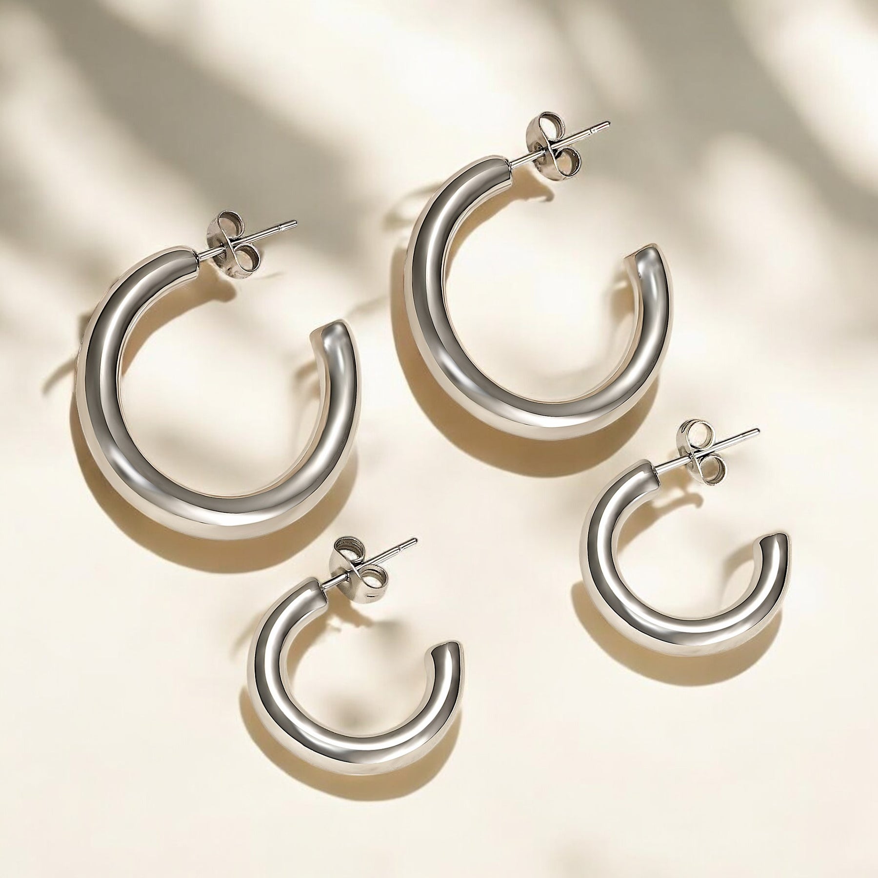 Boucles d'oreilles créoles Chic Luxe