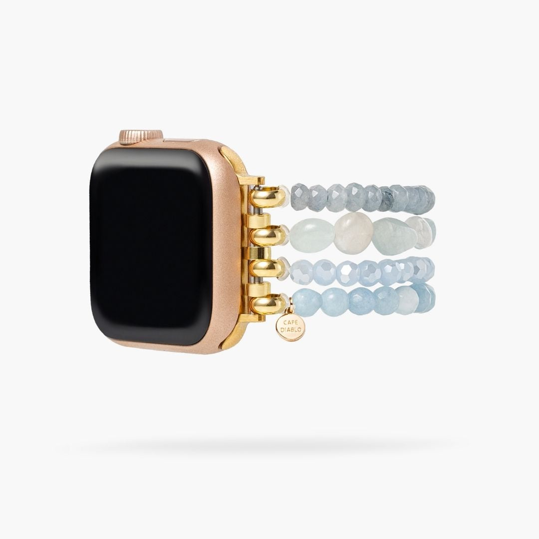 Aquamarin-Jade Serenity Apple Watch Armband