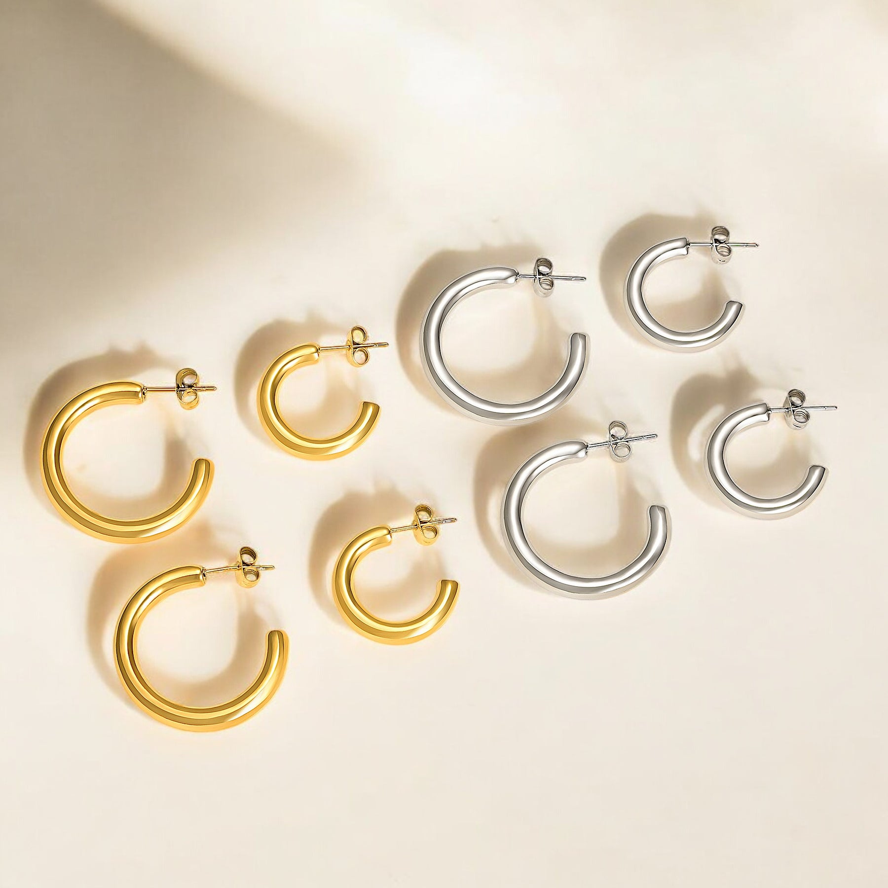 Boucles d'oreilles créoles Chic Luxe