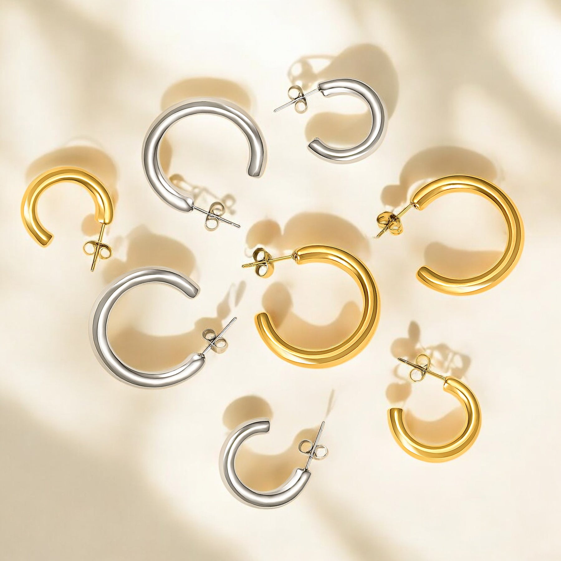 Boucles d'oreilles créoles Chic Luxe