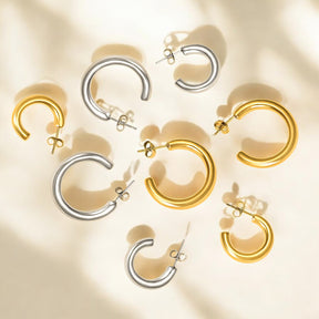 Boucles d'oreilles créoles Chic Luxe