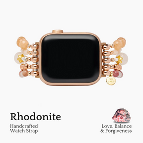 Burgunderrotes Stretch-Apple-Watch-Armband