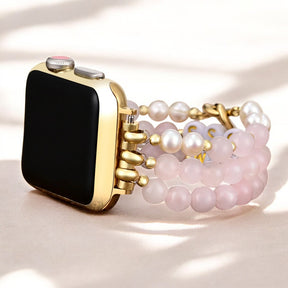 Boss Mom Rose Quartz Stretch Apple Watch Armband
