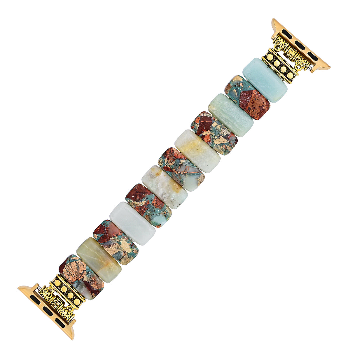 Earth Amazonit Stretch Apple Watch Armband