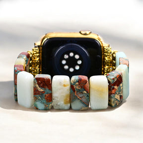 Bracelet extensible Earth Amazonite pour Apple Watch