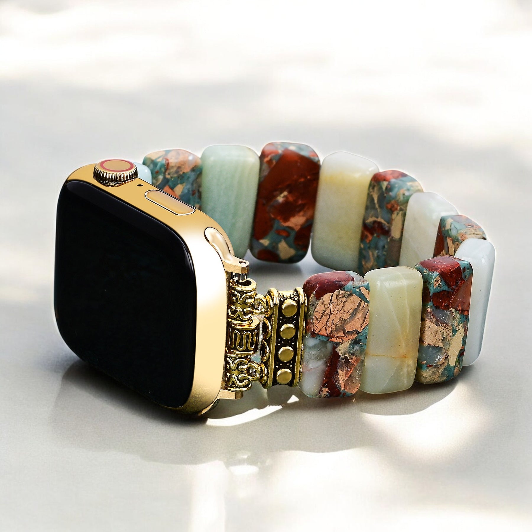 Bracelet extensible Earth Amazonite pour Apple Watch