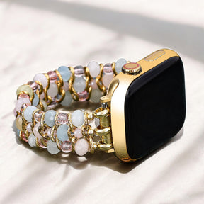 Golden Dawn Geflochtenes Stretch Apple Watch Armband