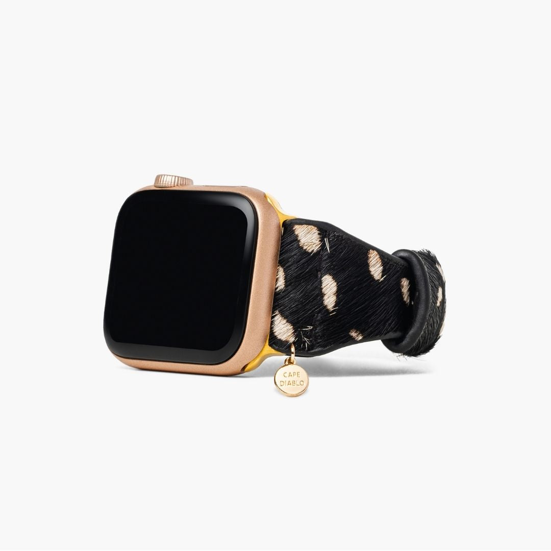 Monochromes Safari-Lederarmband für Apple Watch