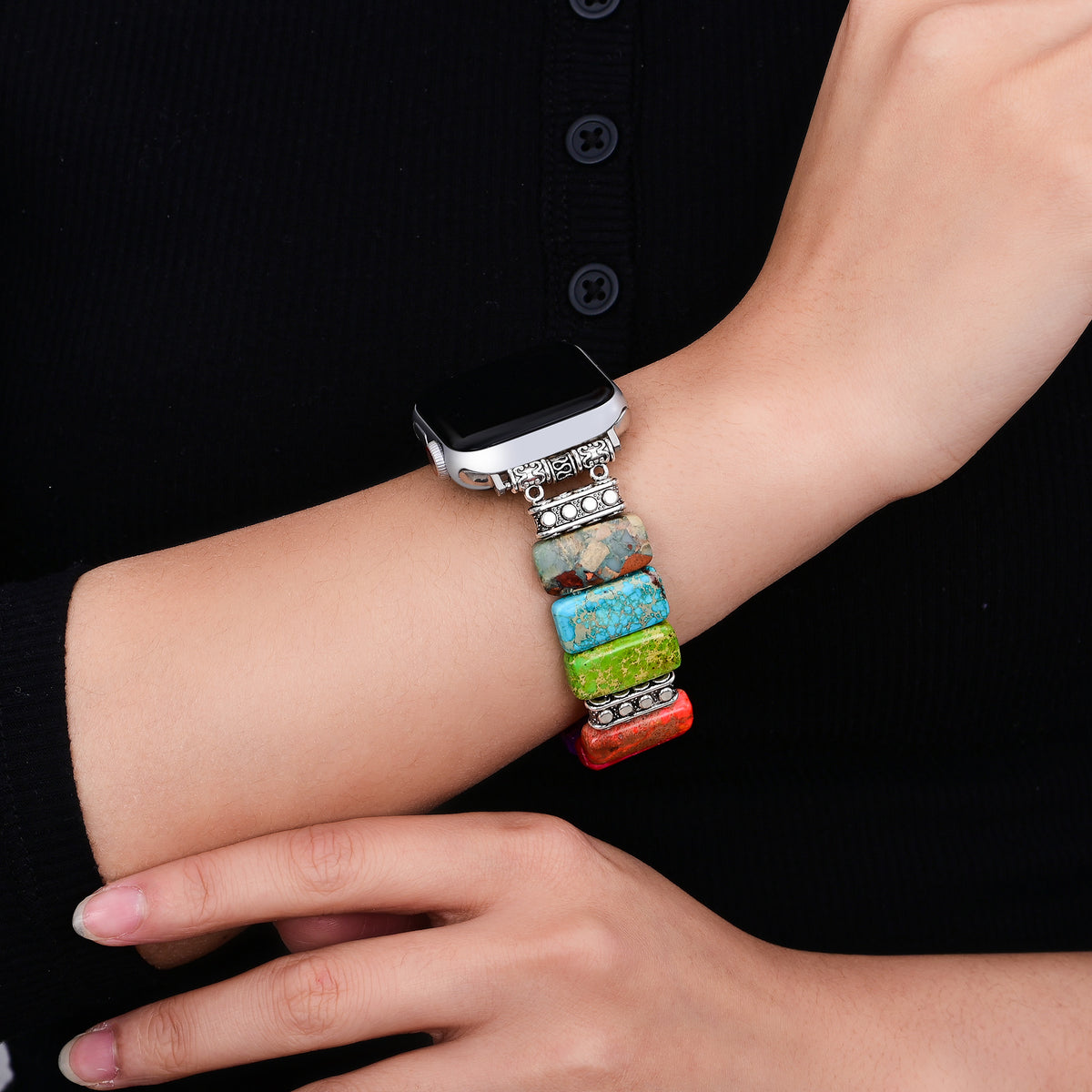 Bracelet Chic Chakra Stretch Apple Watch