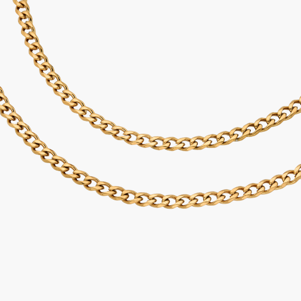 Kubanische Kette (Gold) 4mm