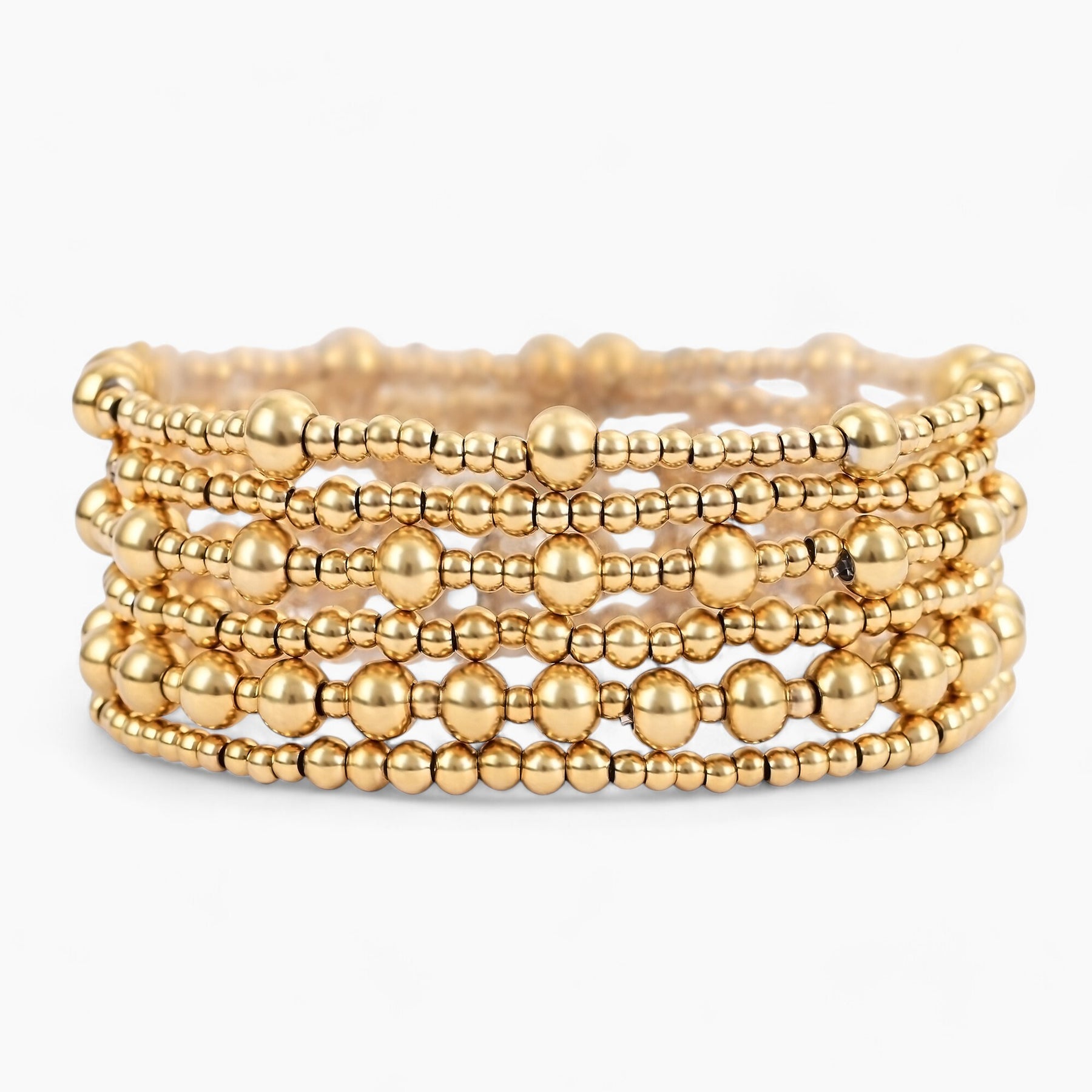 Goldenes Demure-Armbandset