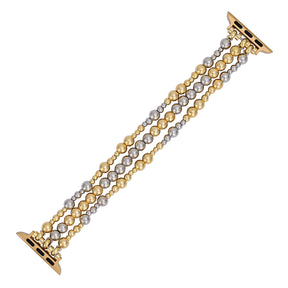 Sterling Gold Stretch Apple Watch Armband