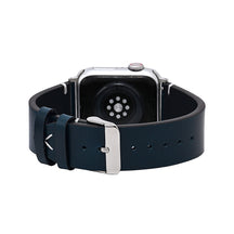 Dunkelbraunes Lederarmband für Apple Watch Herren