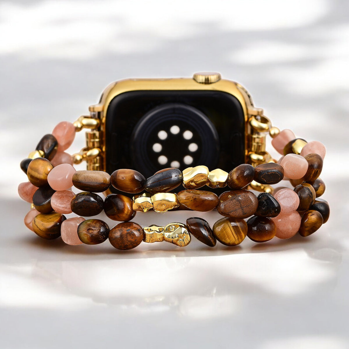 Golden Glowcore Stretch Apple Watch Armband