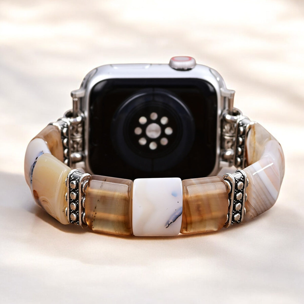 Bracelet extensible en agate Sacred Sands pour Apple Watch