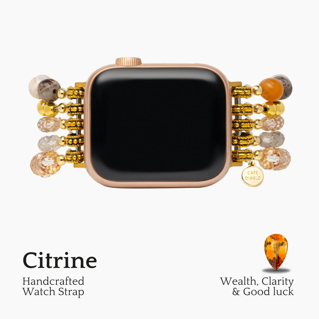 Bracelet Apple Watch extensible champagne foncé
