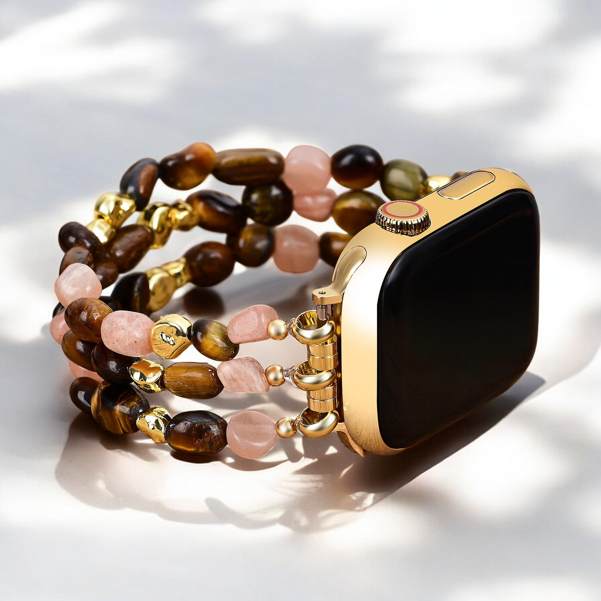Golden Glowcore Stretch Apple Watch Armband