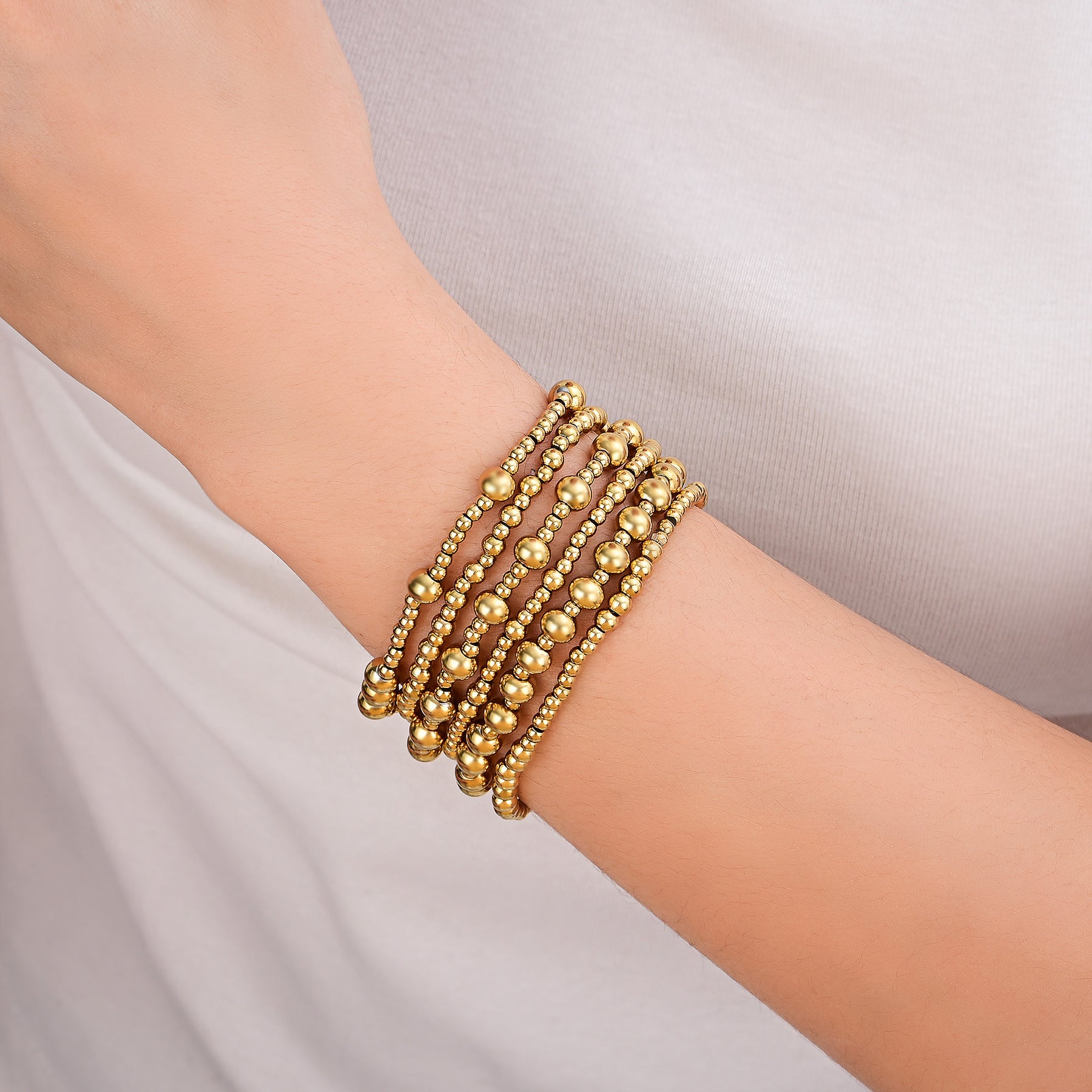 Ensemble de bracelets Golden Demure